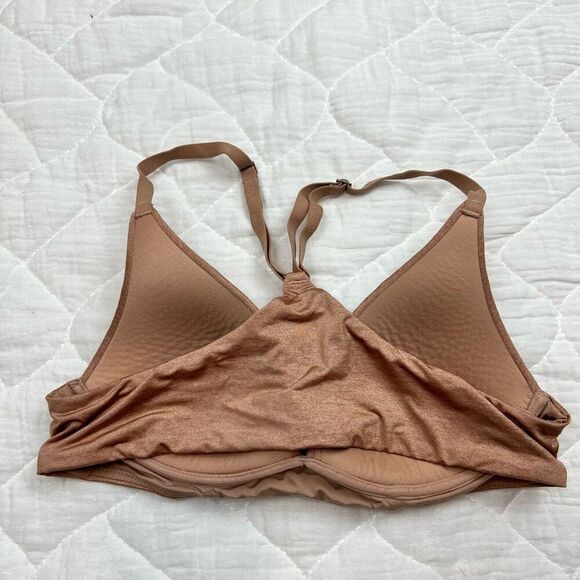 Adore Me Women's Beige Contour Plunge T-Shirt Bra 36A - Picture 4 of 7